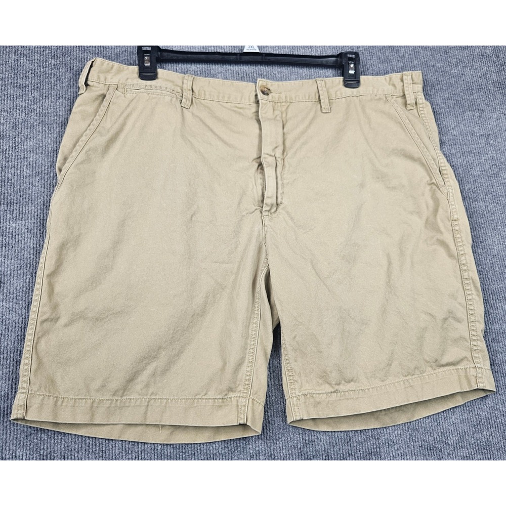 Polo Ralph Lauren Mens Classic Fit Chino Shorts Khaki Tan Cotton Size 42